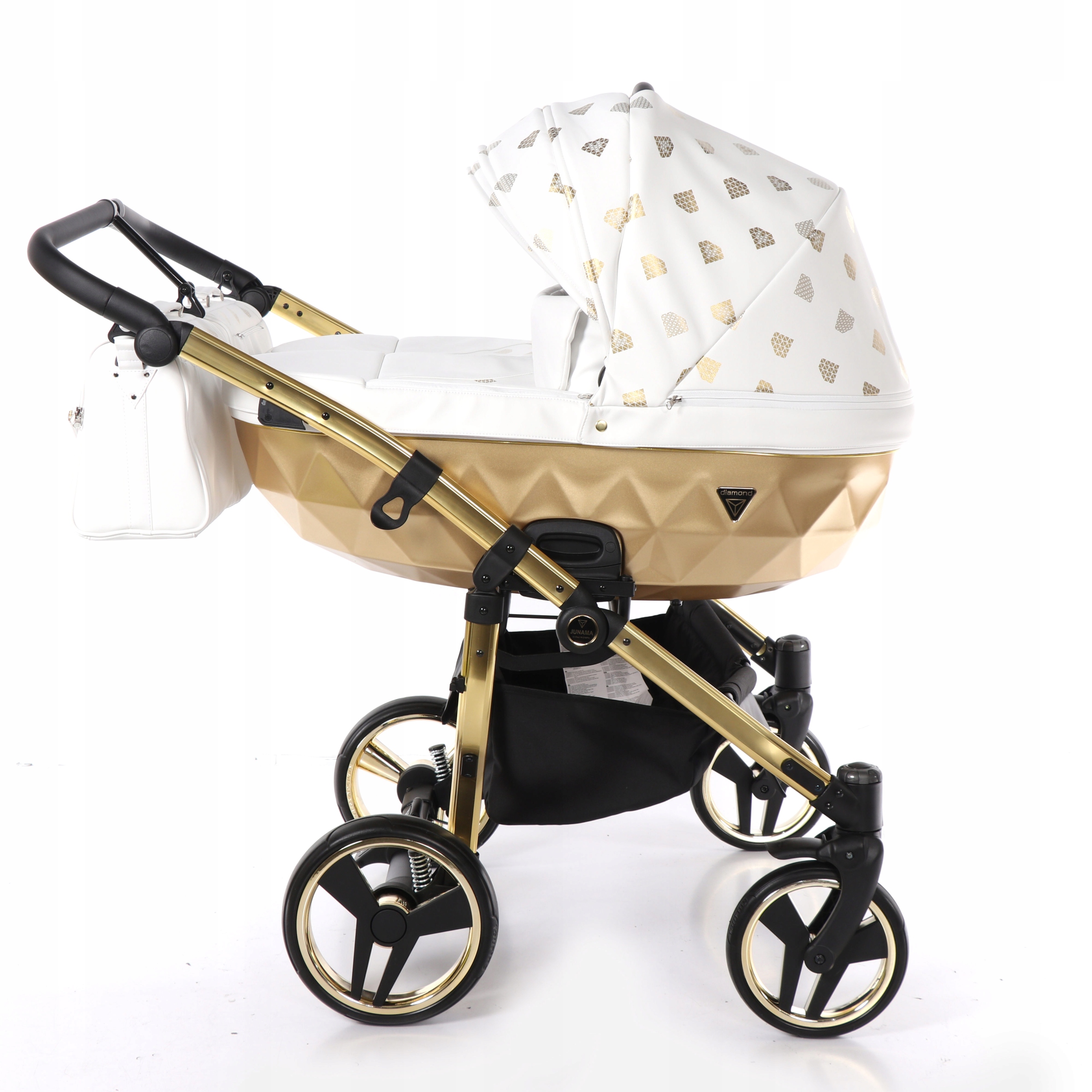 JUNAMA GLOW DUO wózek bliźniaczy 2w1 szary V2 Rodzaj kół Żelowe