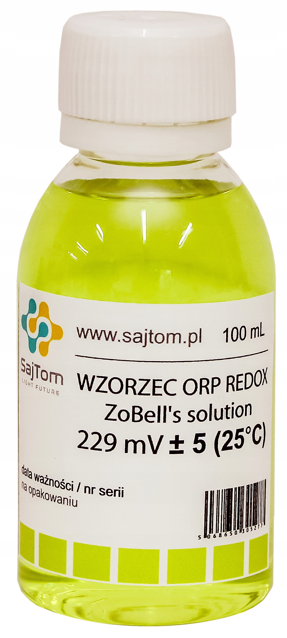 

Płyn do kalibracji Redox Orp redoks wzorzec 229 mV