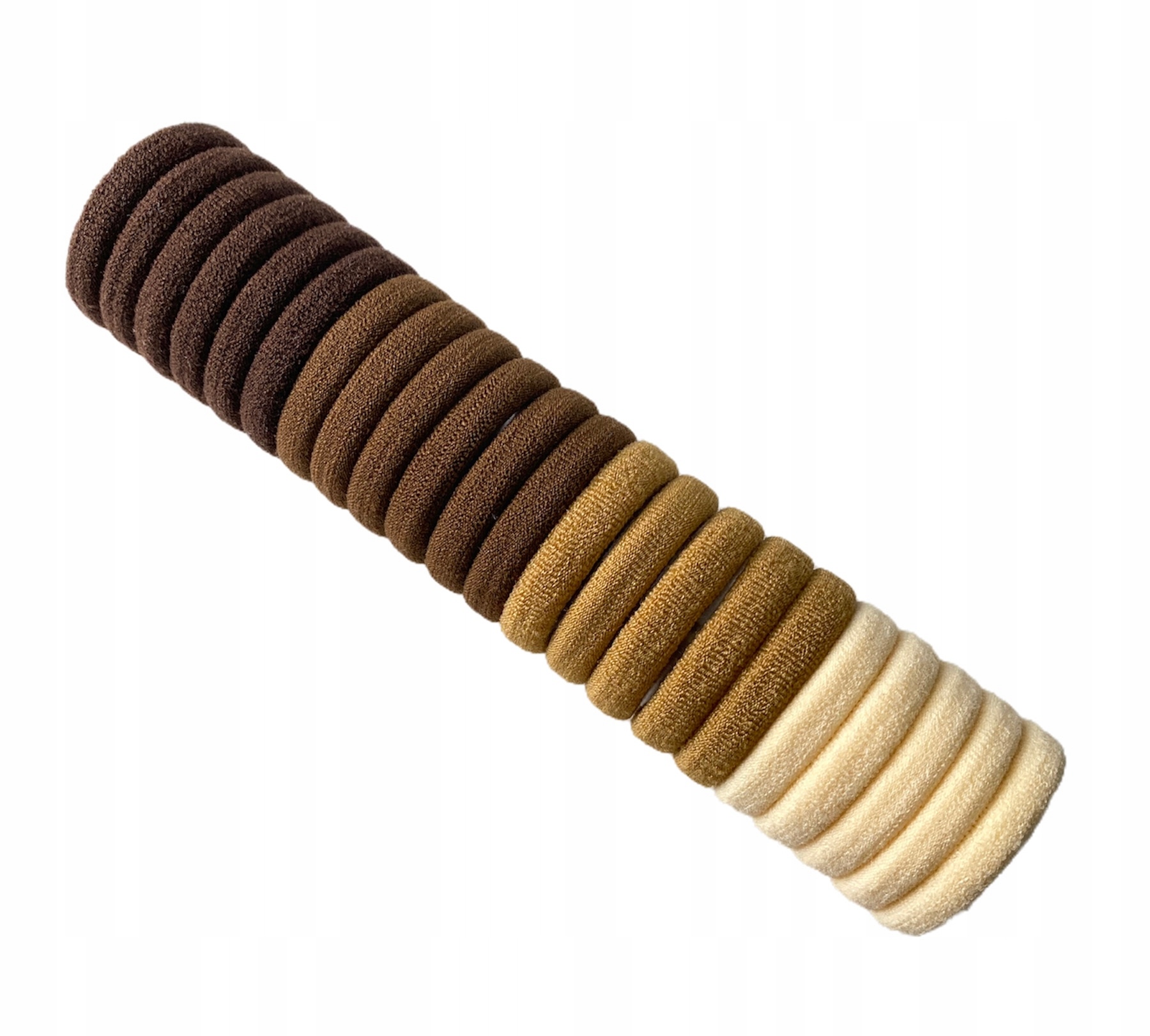 

Gumki Do Włosów Frotki Odcienie Brązu 22SZT