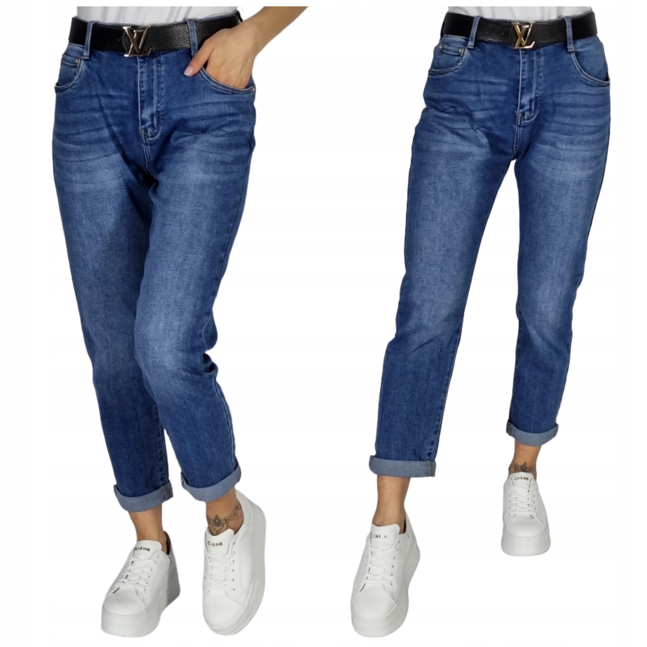 Spodnie Jeansowe Mom Fit Verden Jeans Plus Size 3XL