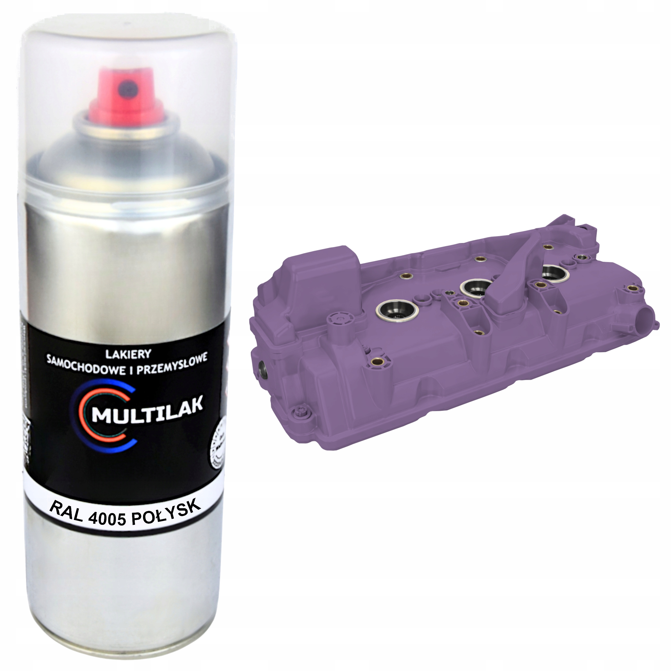 Lakier w Sprayu do pokryw zaworów silnika Ral 4005 Połysk