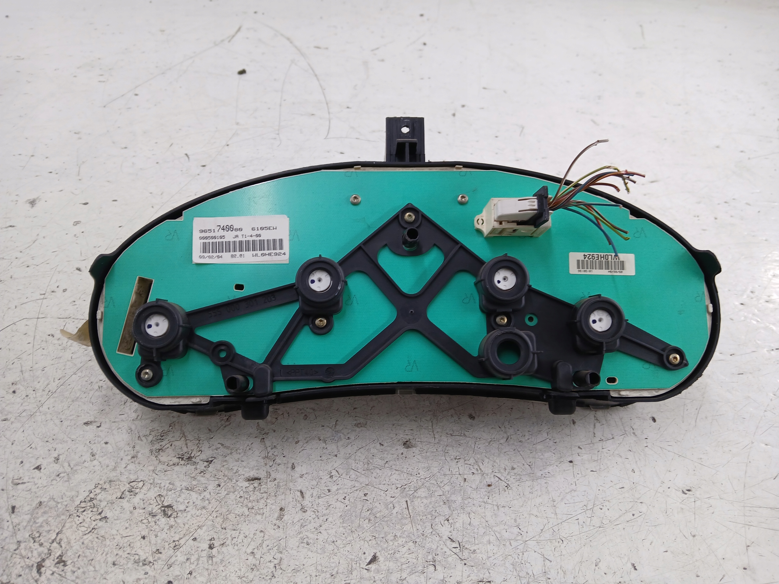 PEUGEOT 206 1.4 HDI dials dials 9651740080
