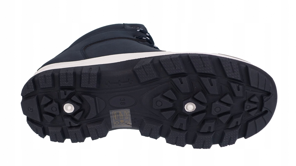 DAMSKIE BUTY ZIMOWE DZIEWCZĘCE OCIEPLANE KOŻUCHEM Z ZAMKIEM Kolor niebieski