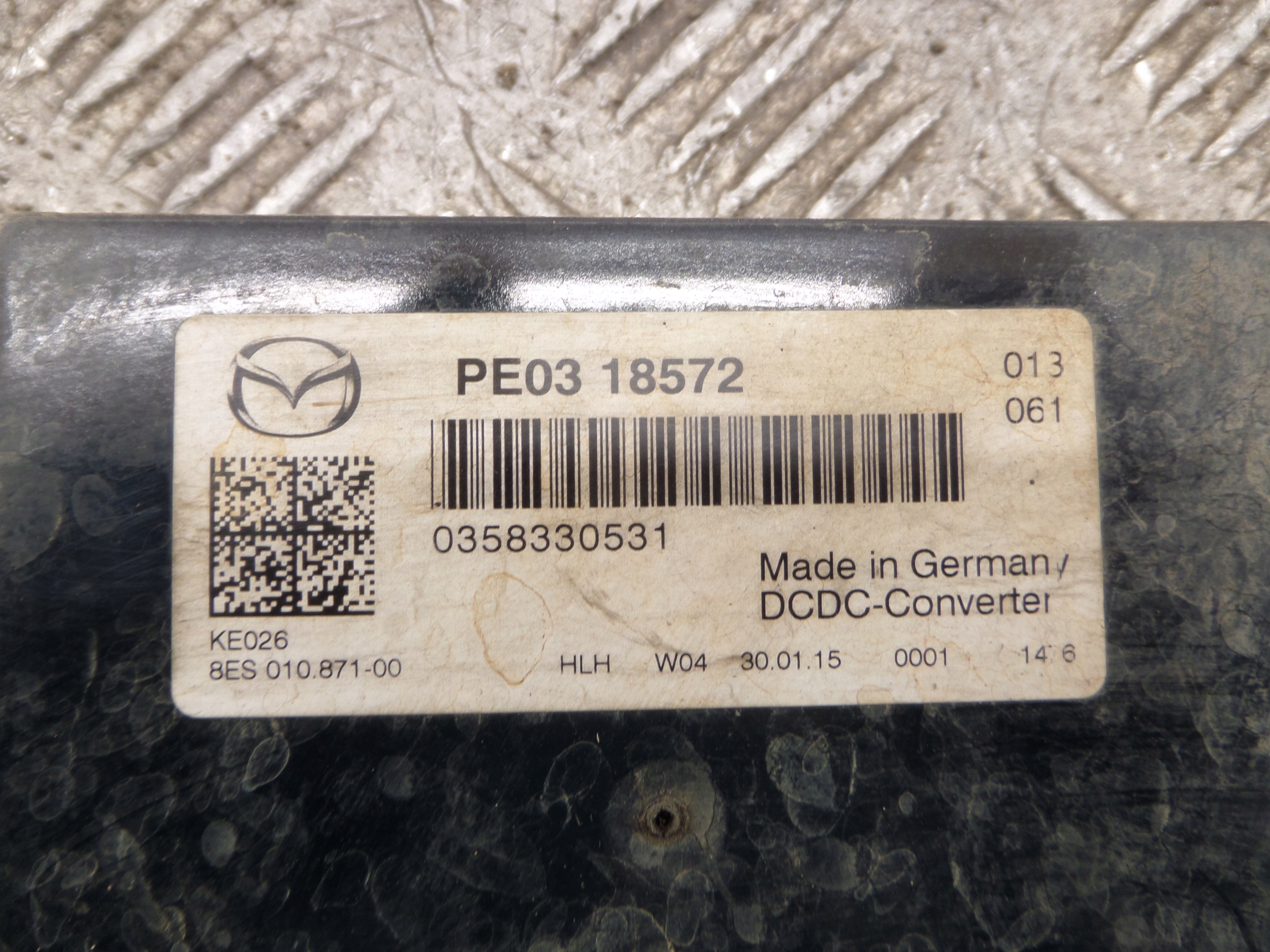 modulo REGULATOR di tensione MAZDA CX5 PE0318572