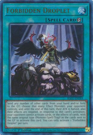 Yu-Gi-Oh! TCG: Forbidden Droplet (V.7) (RA01)