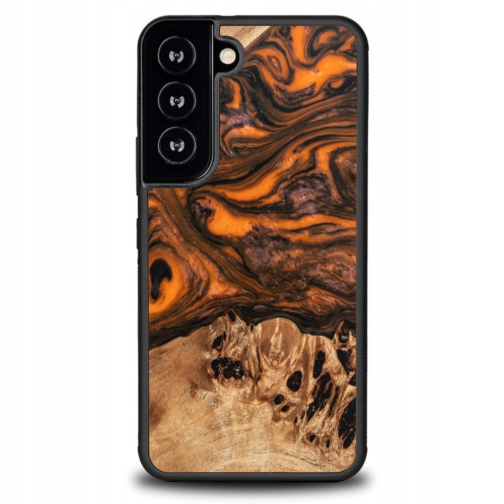 Pouzdro Bewood Unikátní pro Samsung Galaxy S22 oranžové