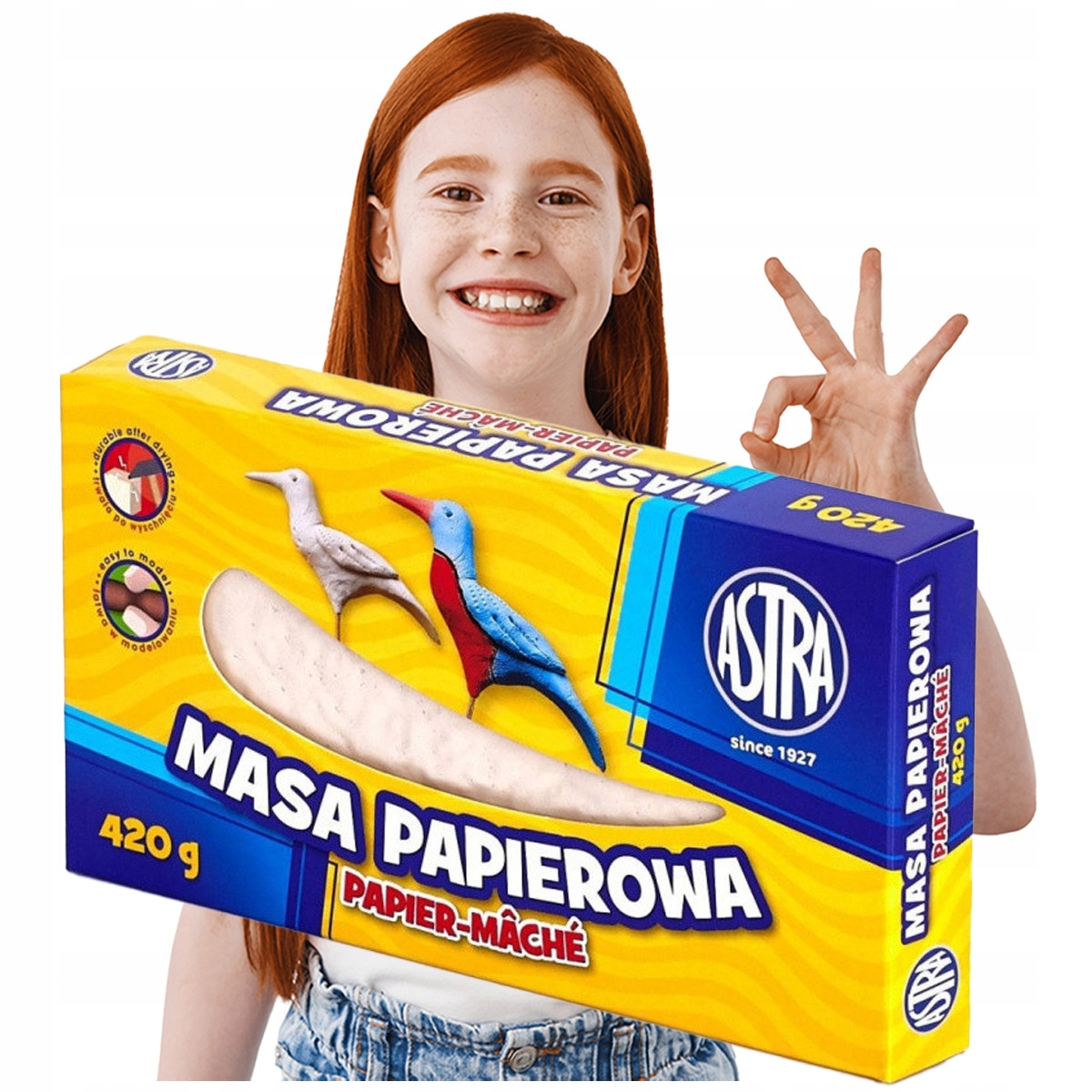 

Astra Masa Papierowa 420g Plastyczna Dobra Jakość