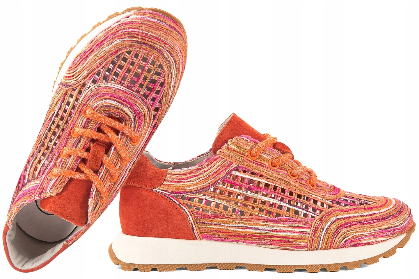 Filippo DP7720 Ažurové Textilní A Kožené Polobotky Sportovní Tenisky 37