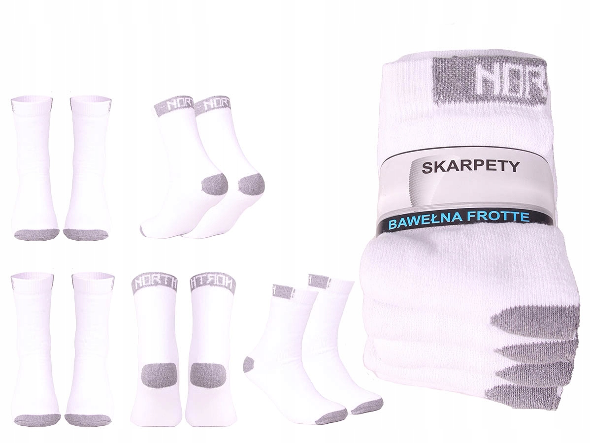 

5x Robocze Bawełniane skarpety Frotte Frota 39-42