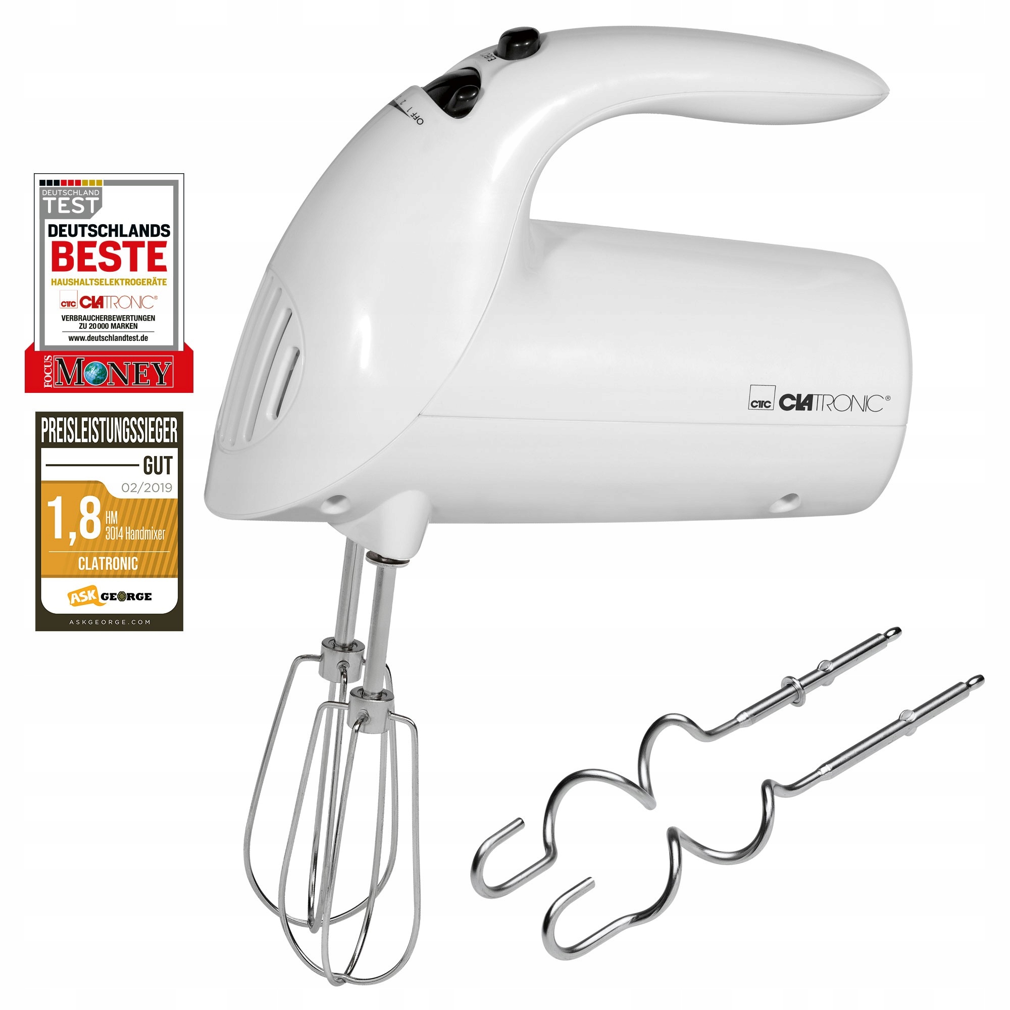 MIKSER KUCHENNY ROBOT RĘCZNY MOCNY CLATRONIC Model HM 3014