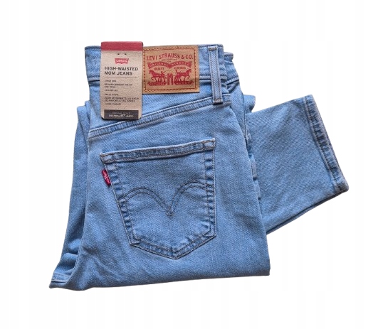 Džínové kalhoty Levi's High-Waisted Mom Jeans W27 L27