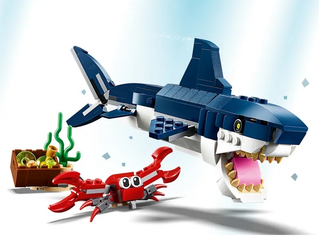 LEGO 31088 CREATOR 3 W 1 MORSKIE STWORZENIA EAN (GTIN) 5702016367836