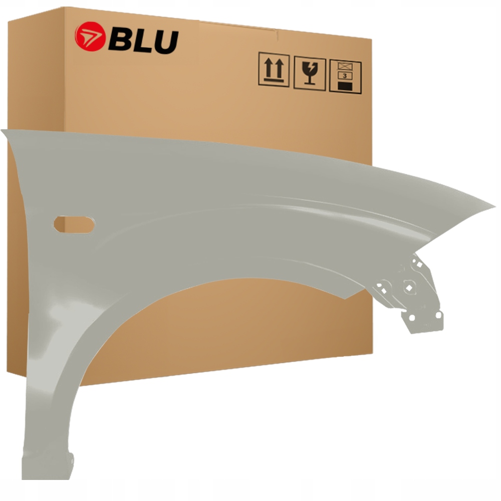 Blu Blatník Seat Toledo III 3 LS7N pravý stříbrný 04-09 přední GrauArtico