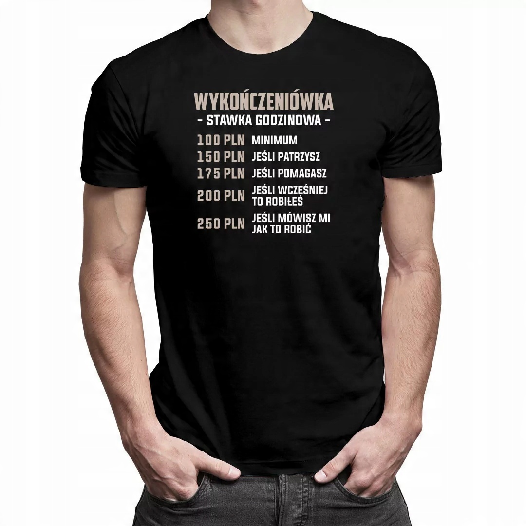 

Wykończeniówka dla budowlańca koszulka