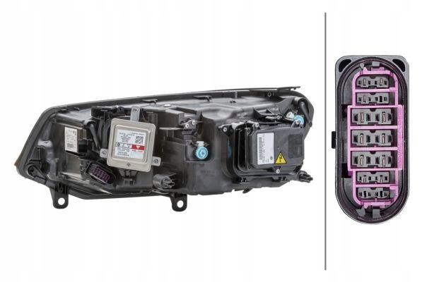 REFLEKTOR LAMPA PRAWA BI-KSENON LED Strona zabudowy prawa