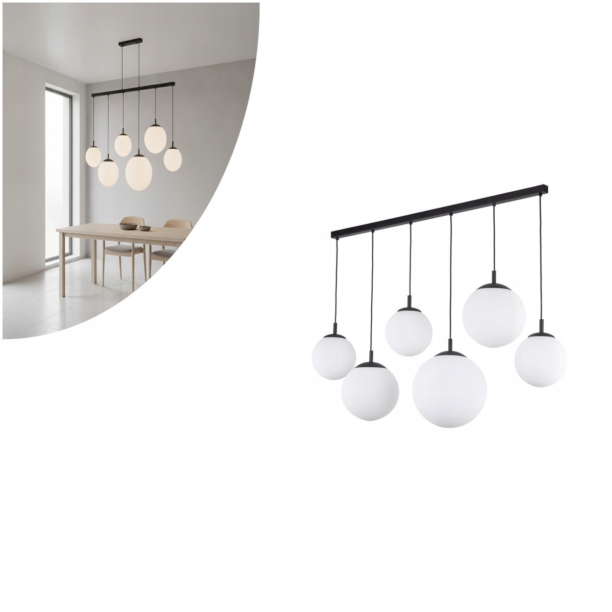 Lampa wisząca Esme White 4792 Tk Lighting