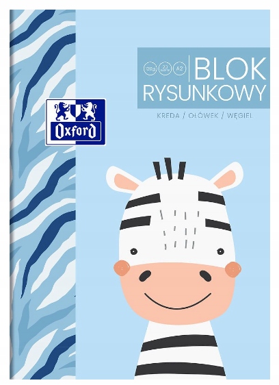

Blok Rysunkowy Biały A2/20K Oxford Kids