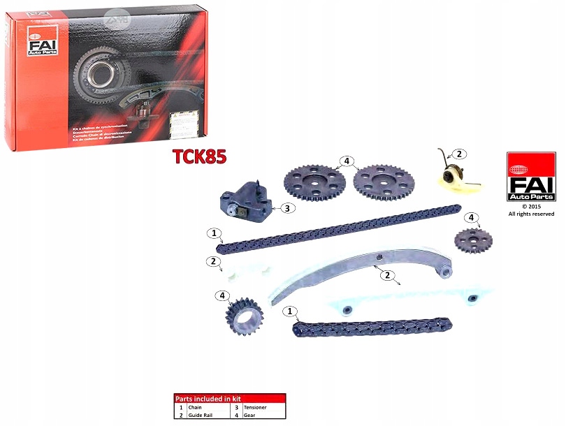 FAITCK85 Sada Rozvodového Řetězu Ford Dohc C-max Asistent řidiče #33