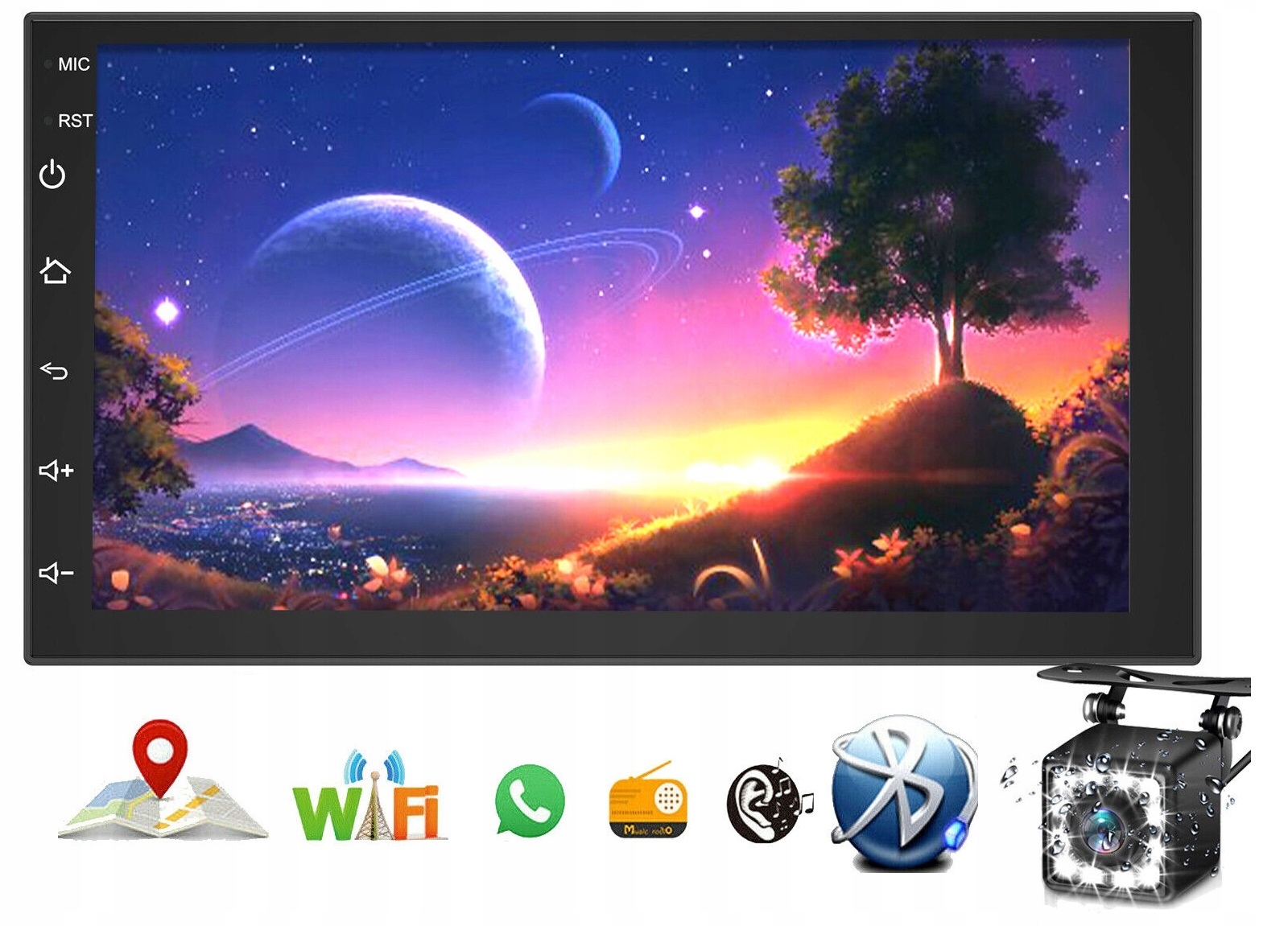 RADIO SAMOCHODOWE 2 DIN ANDROID 11 NAWIGACJA 2GB