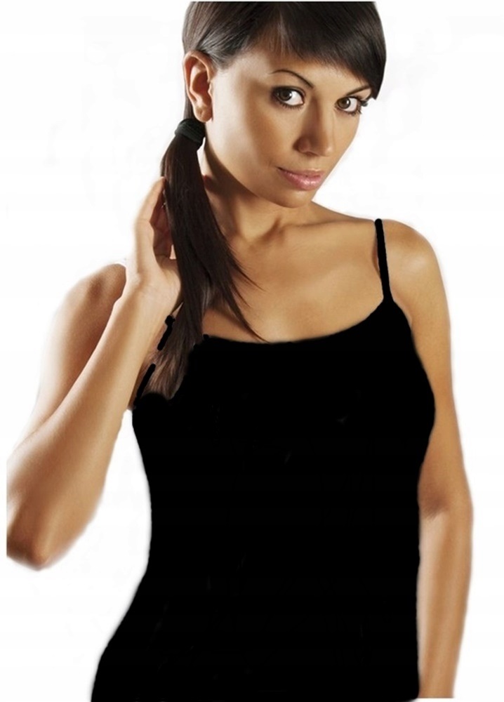 EMILI DAMSKA KOSZULKA RITA MAXI CZARNA 3XL