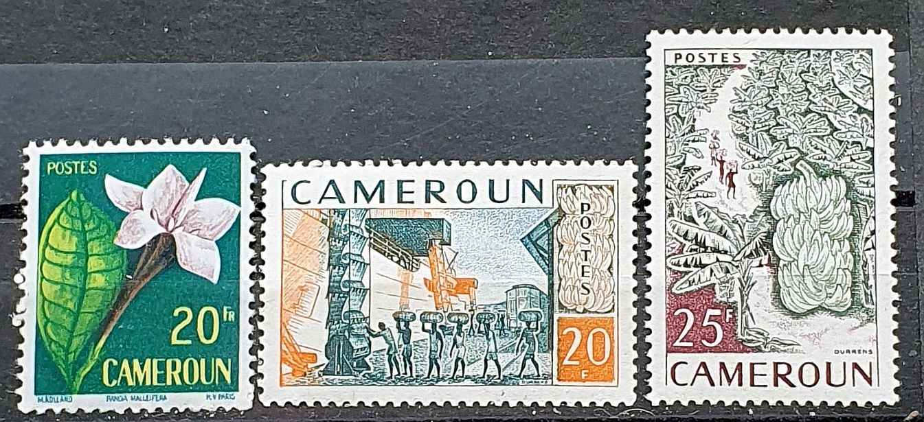 KOLONIE FRANCUSKIE KAMERUN ** 1959 MI 319-321