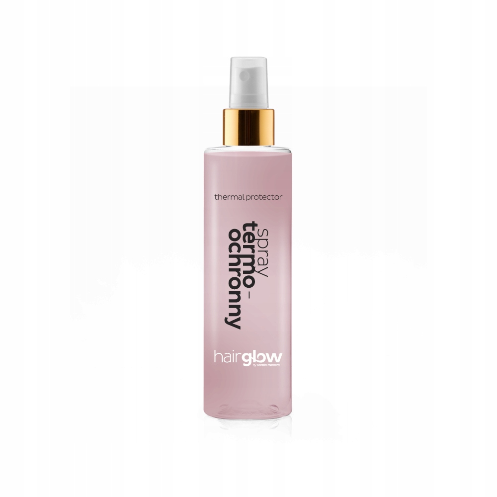 HairGlow Spray Termoochronny CLEAR termoochrona Ułatwia Rozczesywanie 200ml