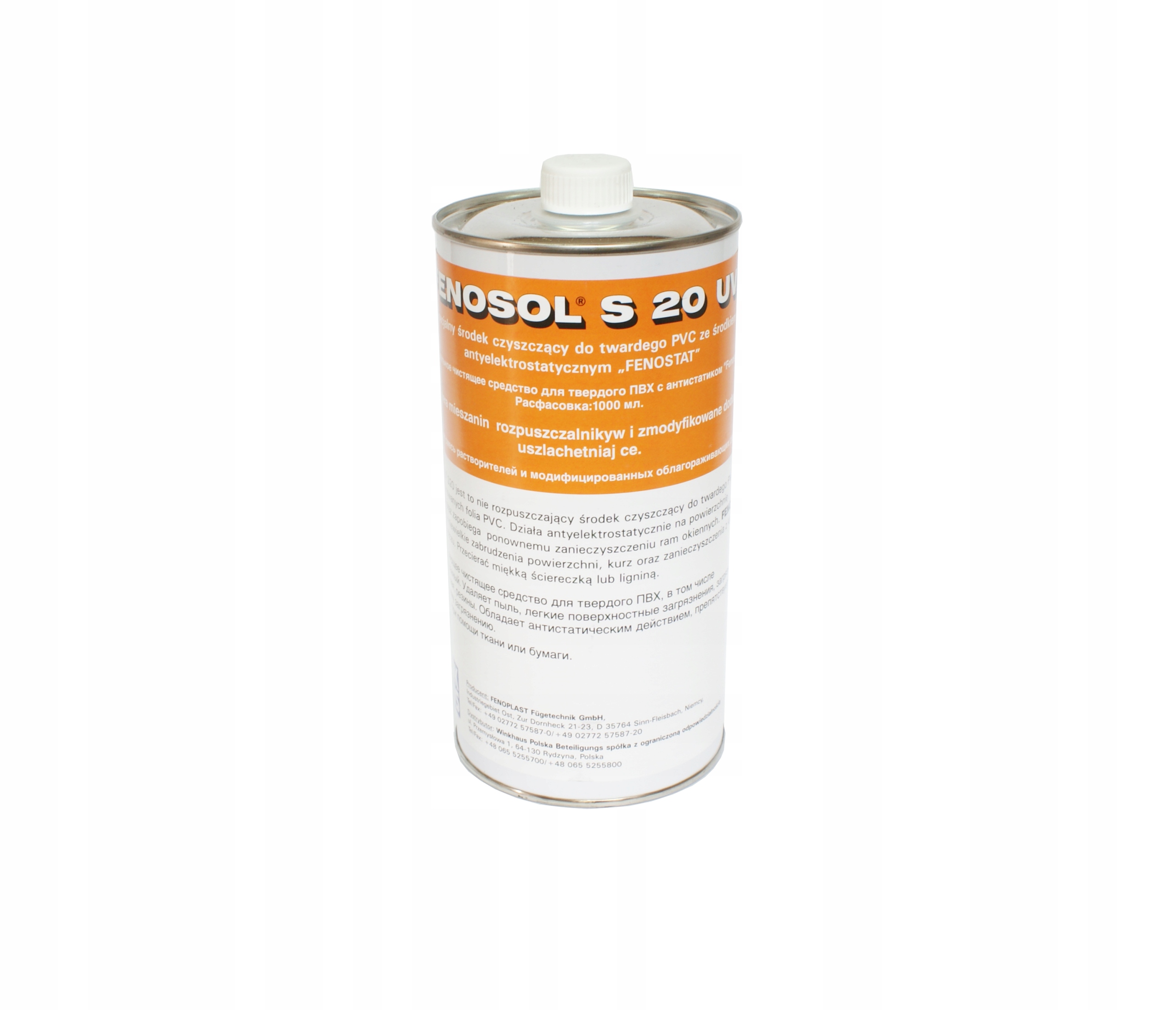 

Fenosol S-20 płyn do mycia białego Pcv