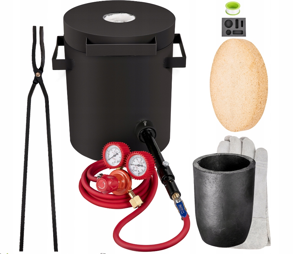 

Piec Do Topienia Metalu Propanu Tygiel 10KG