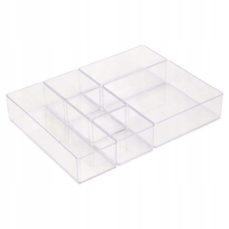 

Pojemnik organizer akrylowy na kosmetyki biżuterie