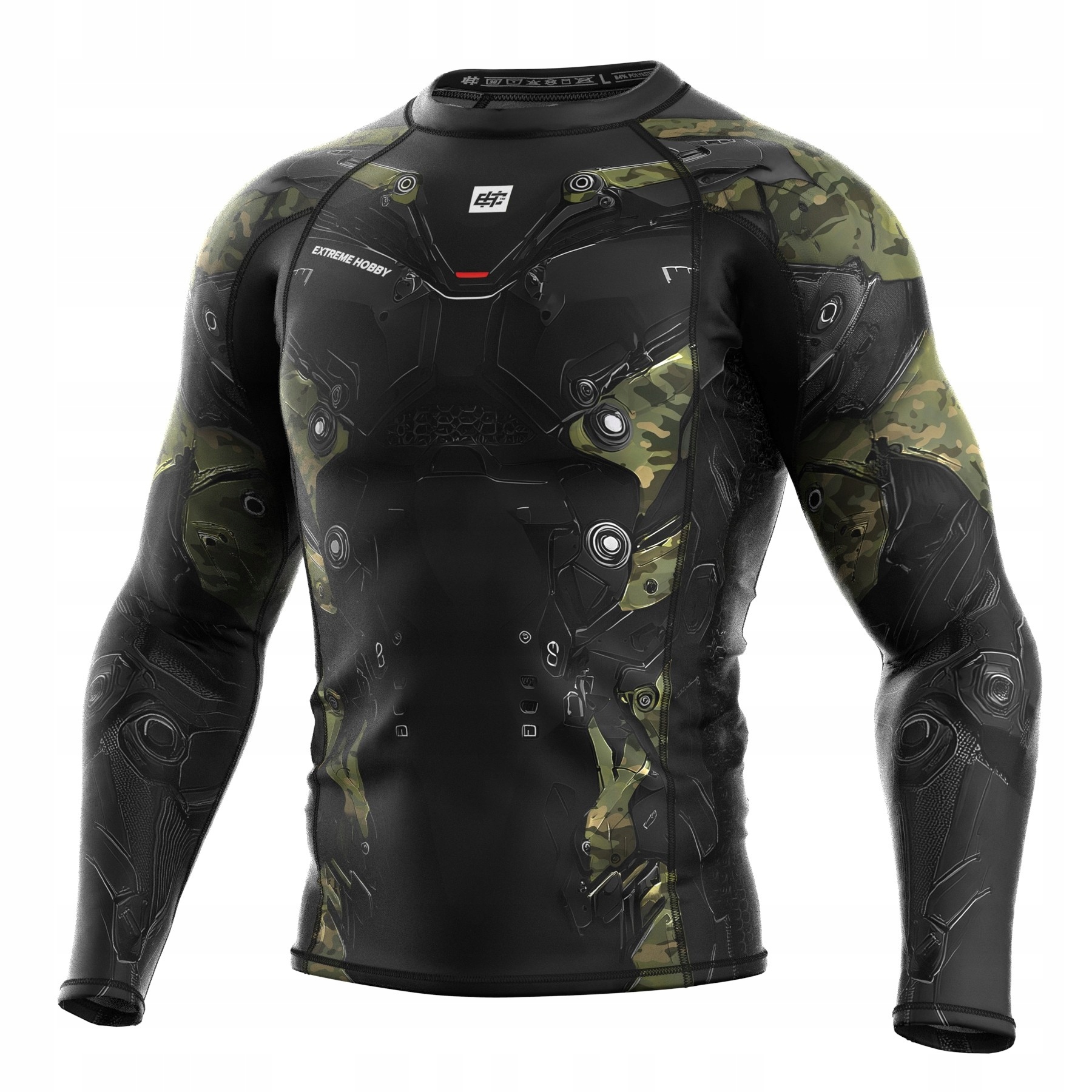 Koszulka na siłownię rashguard męski Extreme Hobby Iron Force M Camo