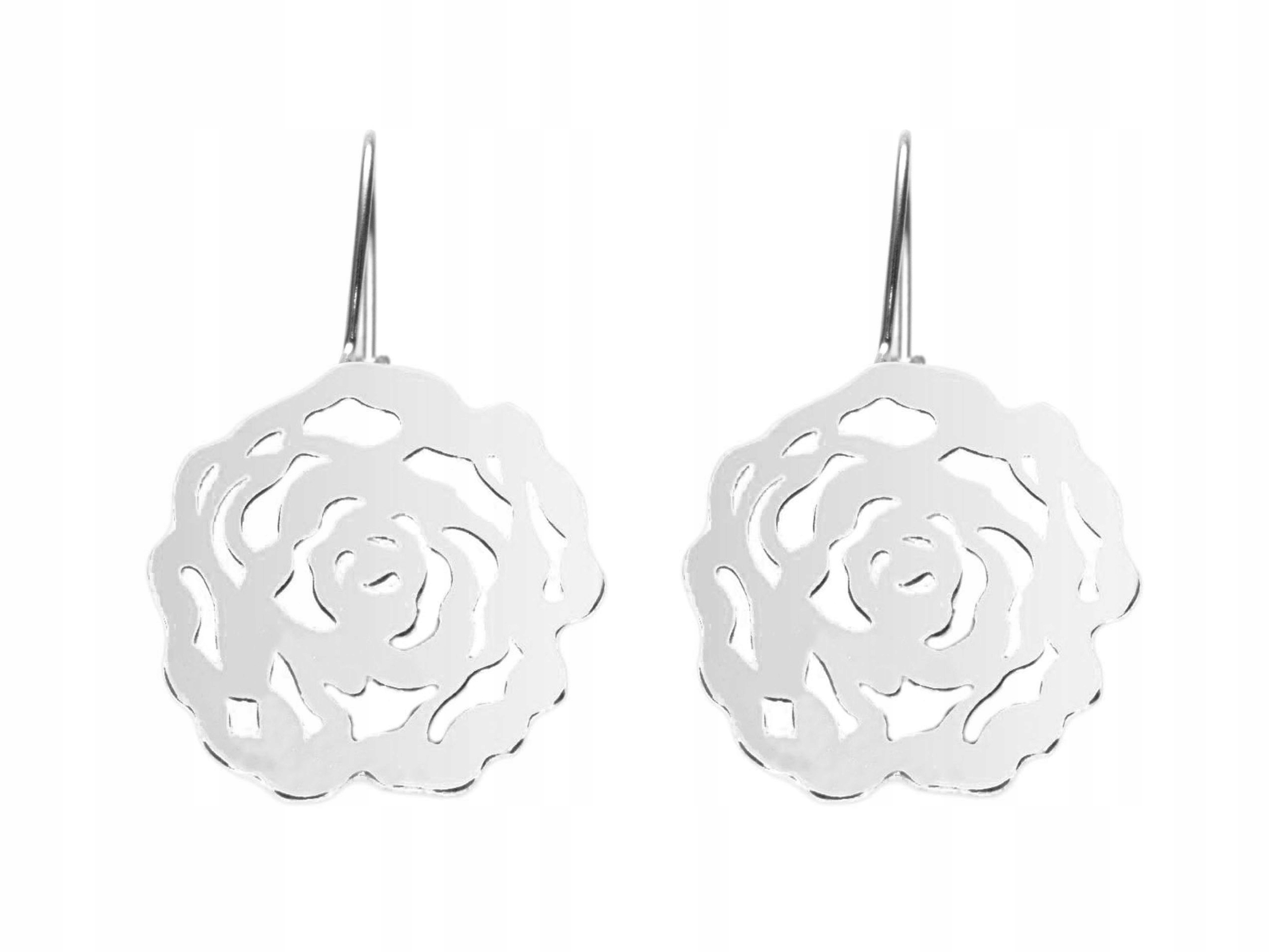 

Kolczyki Kwiaty Kwiat srebro 925 cz.kompletu