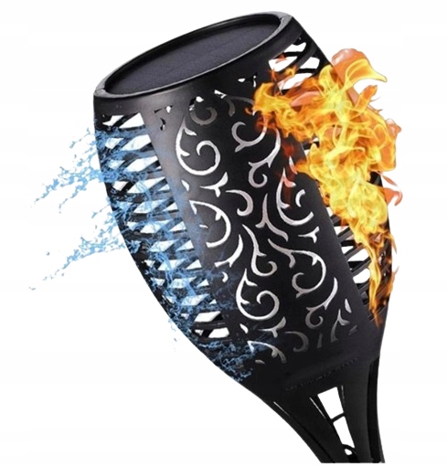 LAMPA SOLARNA LED LATARNIA POCHODNIA WBIJANA PŁOMIEŃ DUŻA Stan opakowania oryginalne