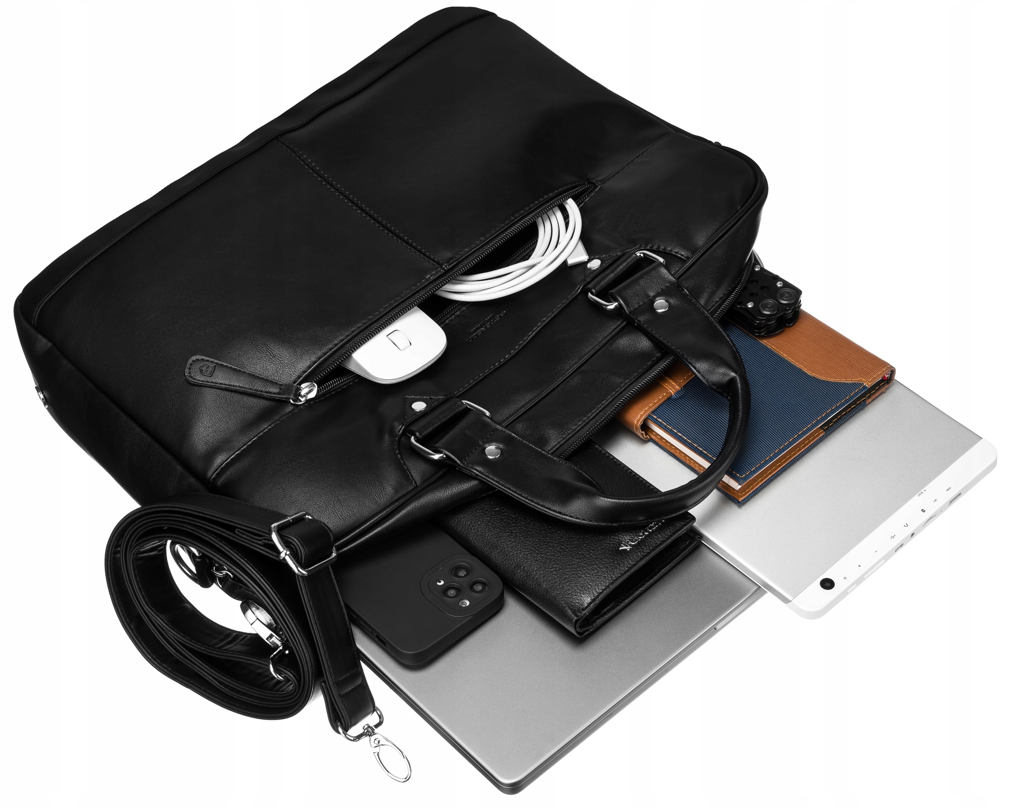 Torba na laptopa tableta elegancka PETERSON na ramię Marka Peterson