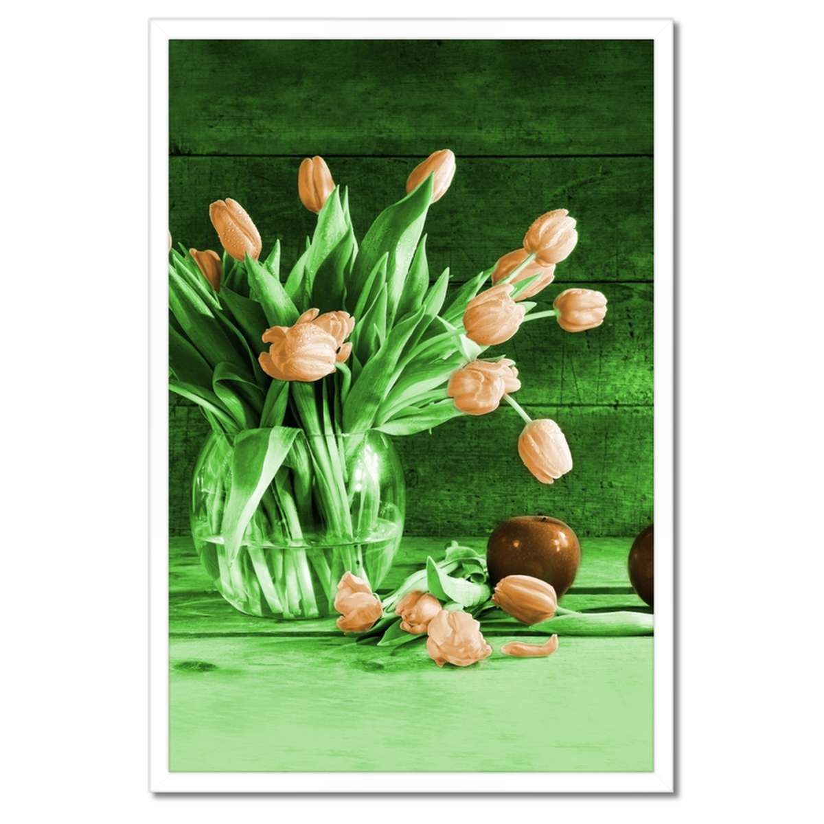 Plakáty v rámu 40x60 Zeleň s wenge