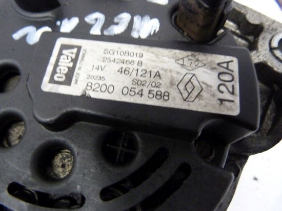 Alternator 8200054588 Megane 1 I 1.9 DTI Wersja Europejska