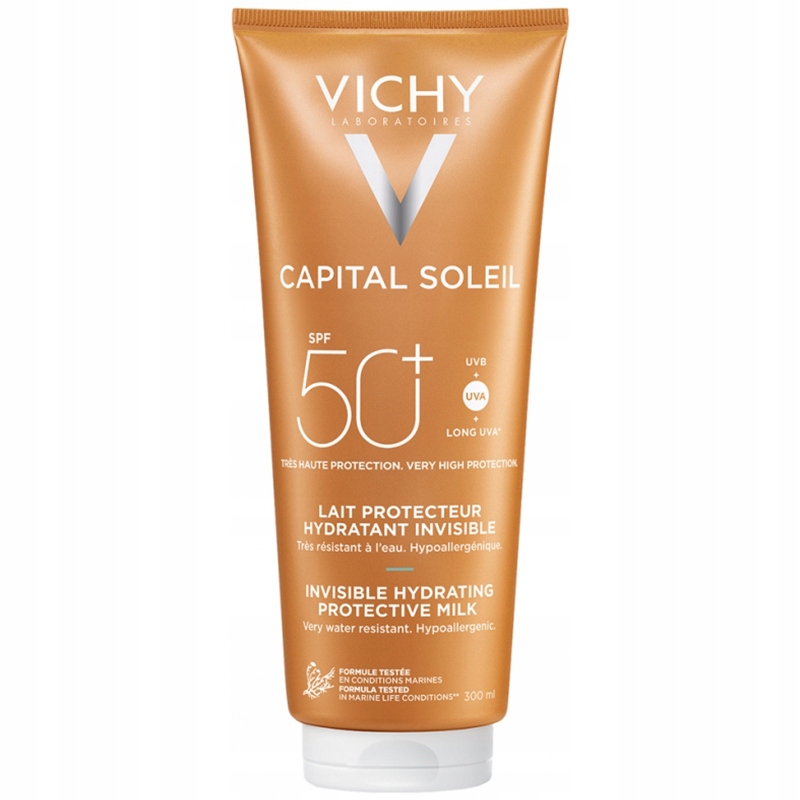 Vichy Capital Soleil nawilżające mleczko ochronne SPF50+ 300 ml twarz ciało