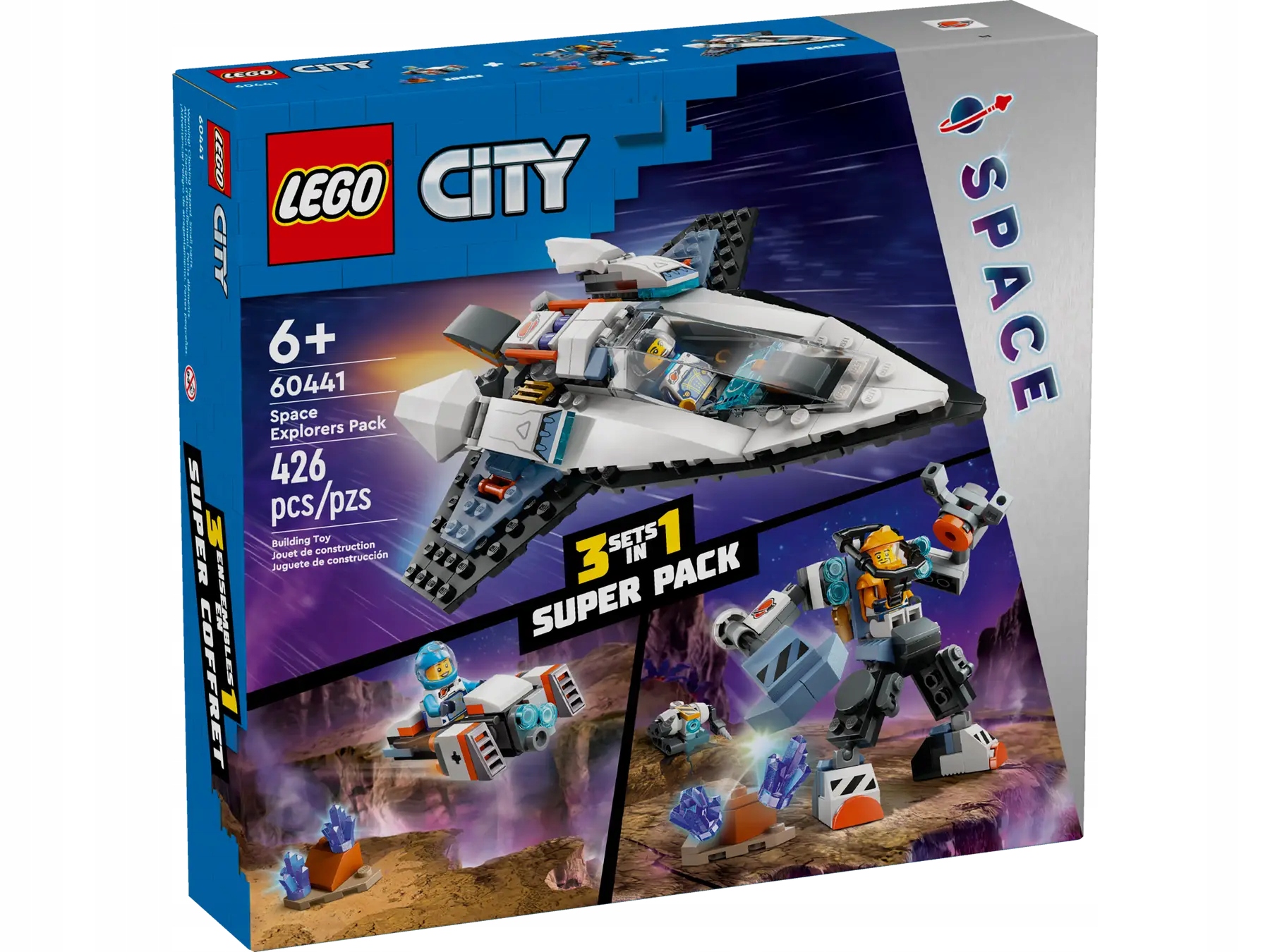 Lego City 60441 Sada s výzkumníky vesmíru