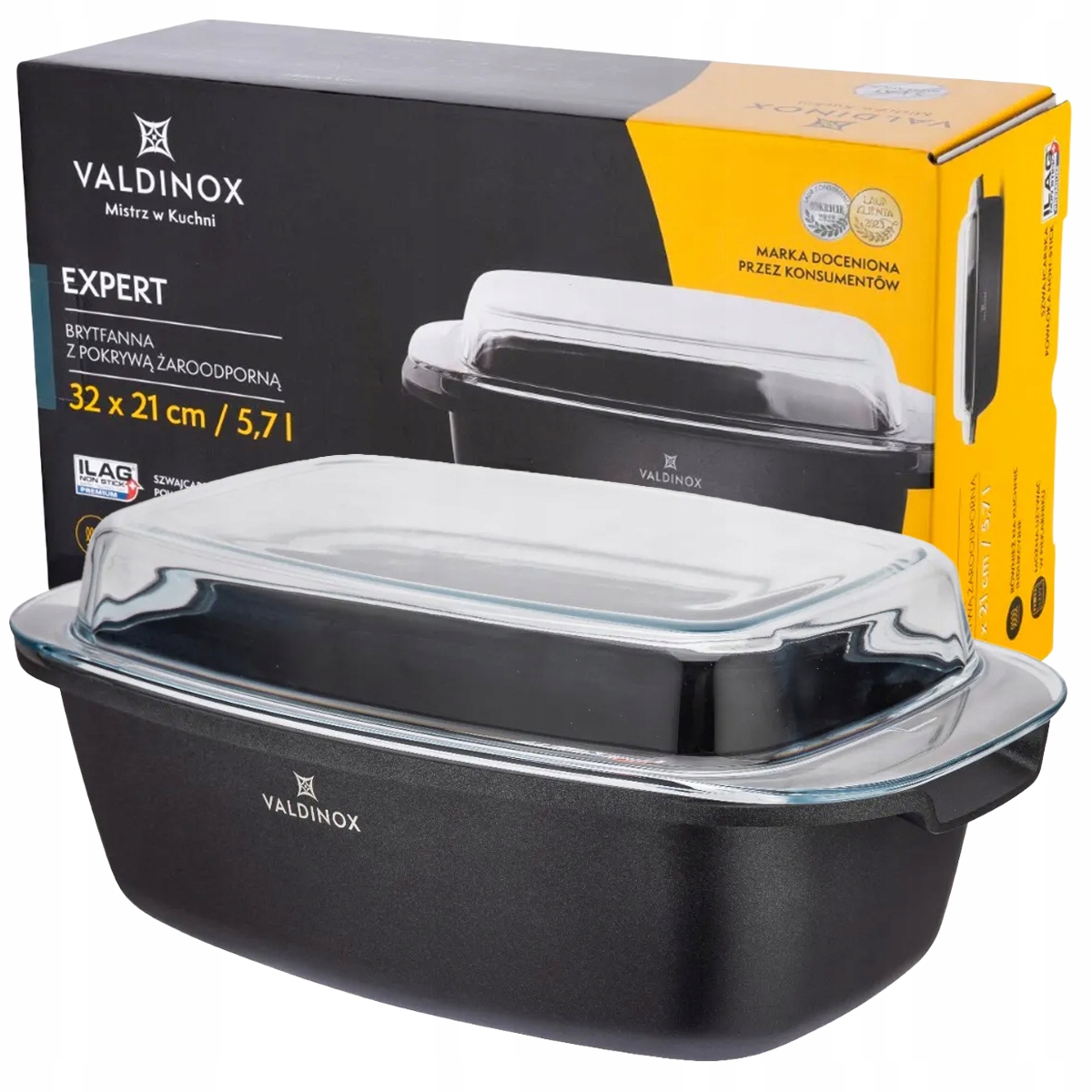 Pekáč s poklicí Husička s nepřilnavým povrchem Valdinox Expert 5,7 l