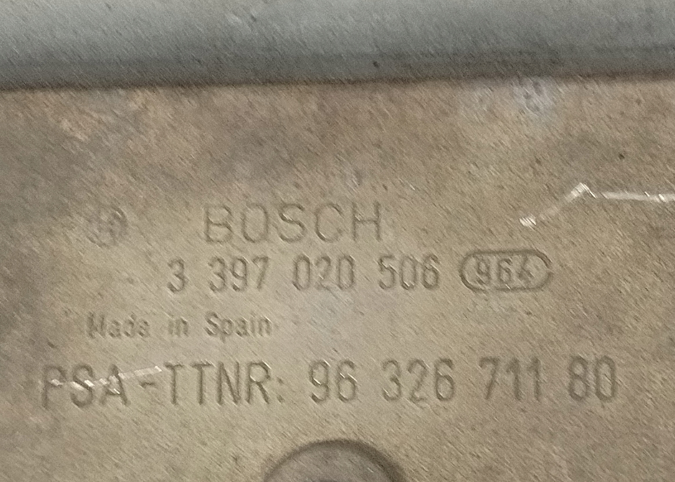 Wischergestänge przednich Citroen 9632671180