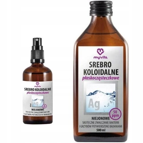 

Zestaw MyVita Srebro Koloidalne 50ppm Grzyby 600ml