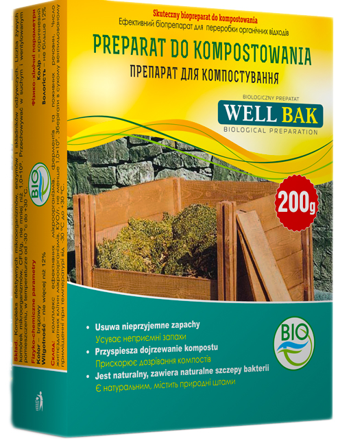 

Well Bak Nawóz Bakterie Do Kompostowania 200 G