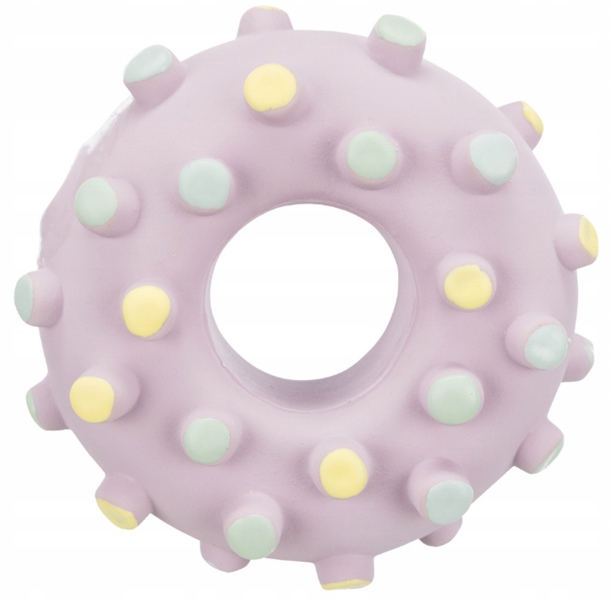 

Gryzak zabawka donut z lateksu psa szczeniaka 8 cm