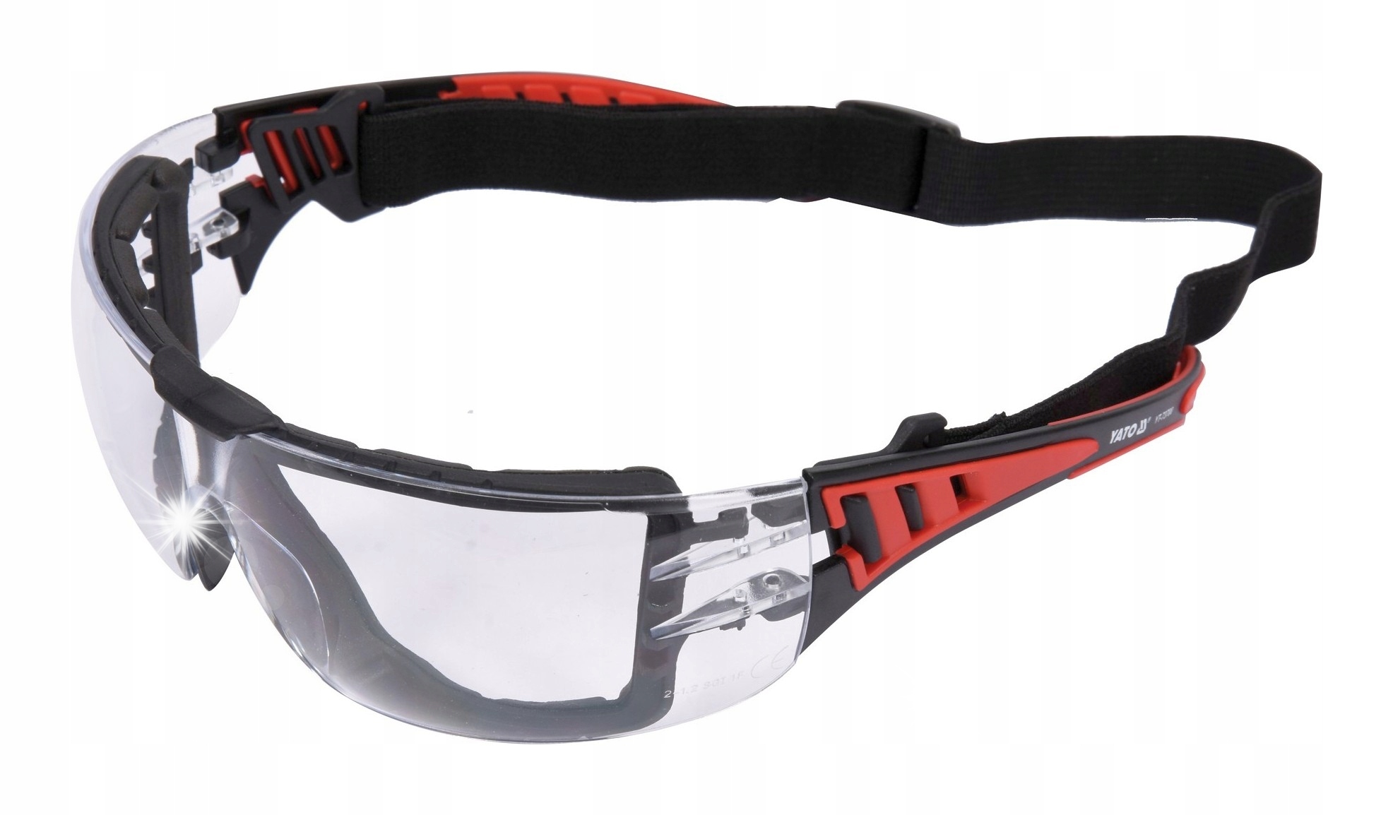 Okulary GOGLE ochronne bezbarwne BHP sportowe Yato