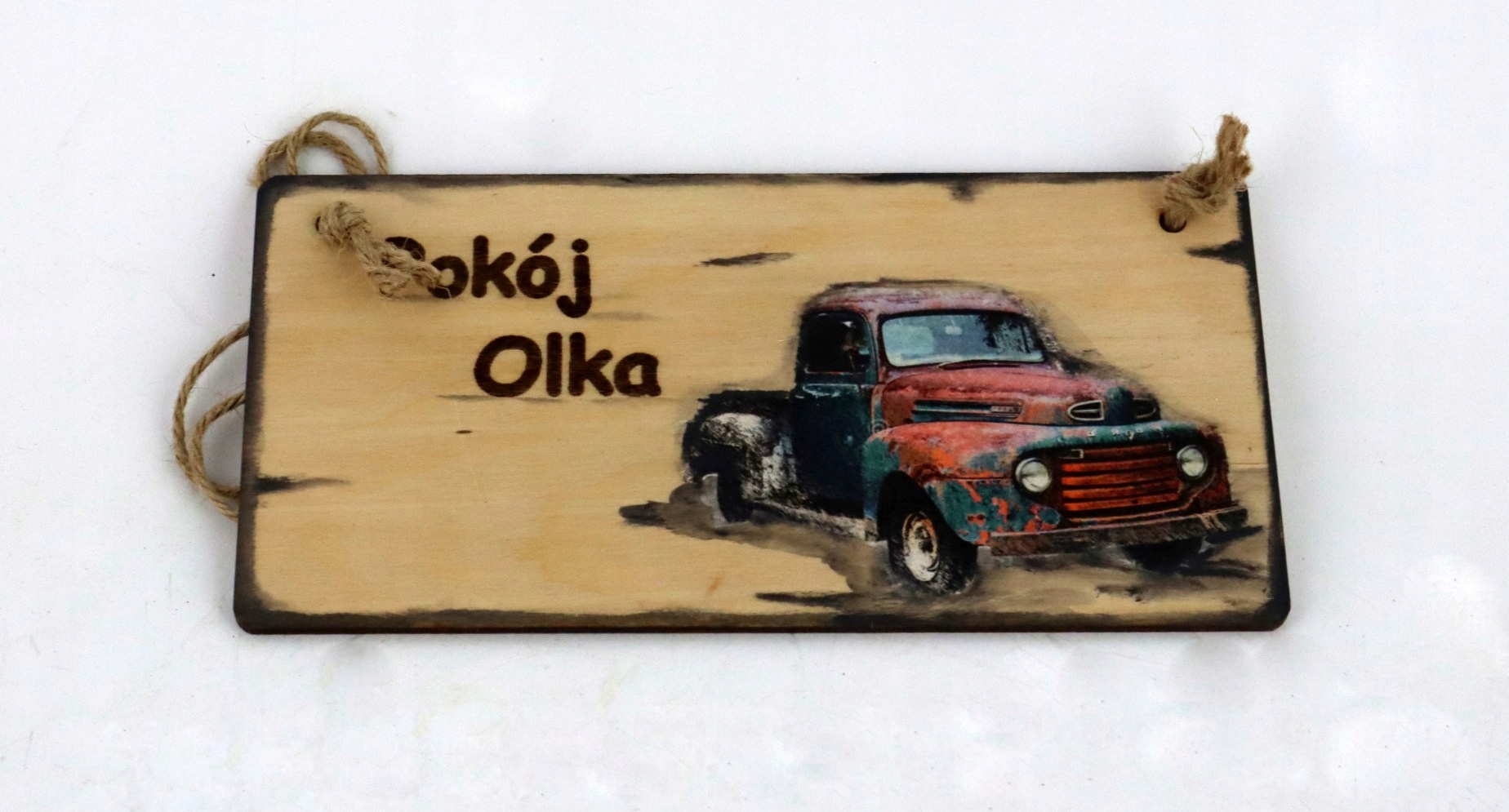 štítek na dveře do pokoje, s motorkou, pro milovníka čtyř koleček