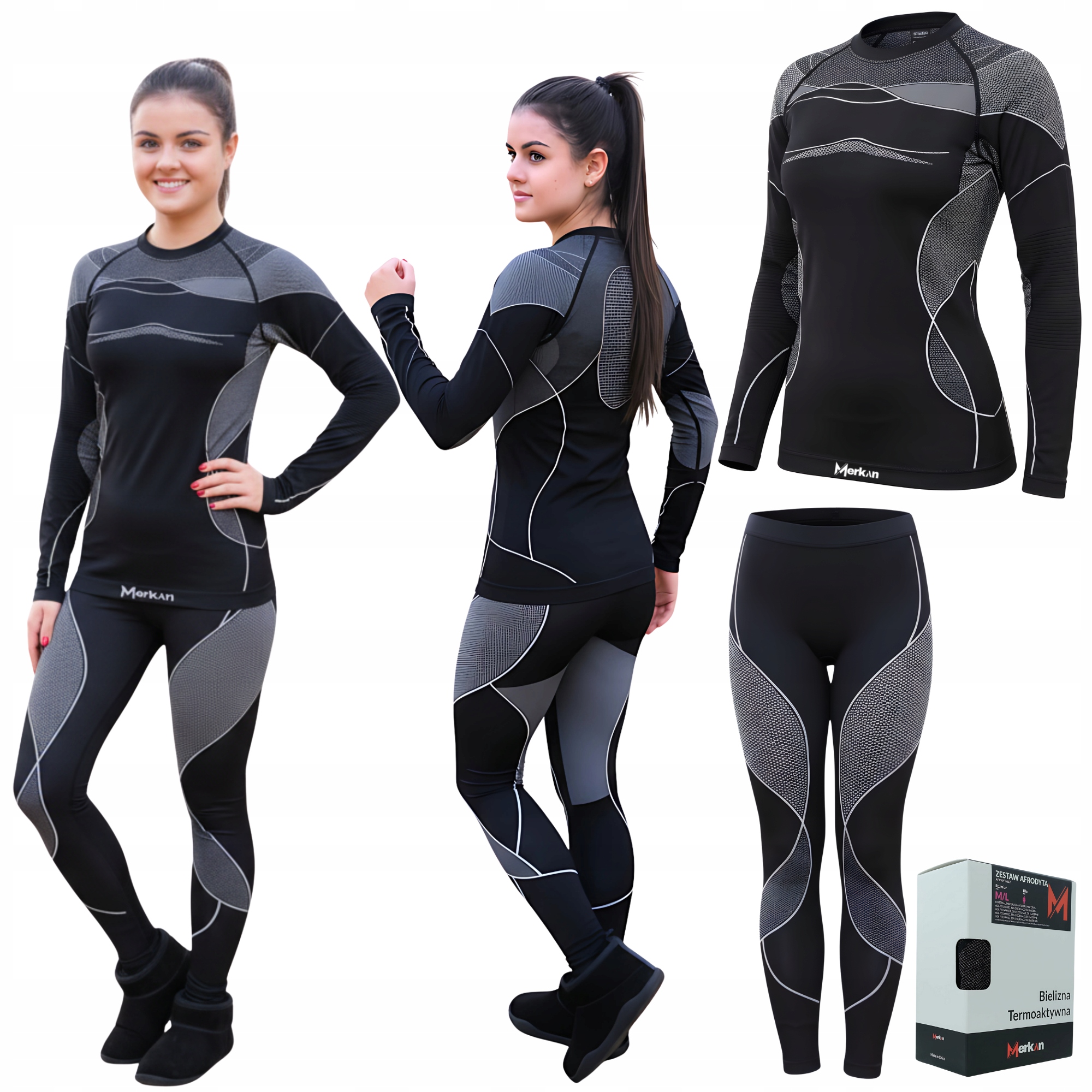 Spodní prádlo Dámské termoaktivní oblečení se systémem Coolmax Pro S/m