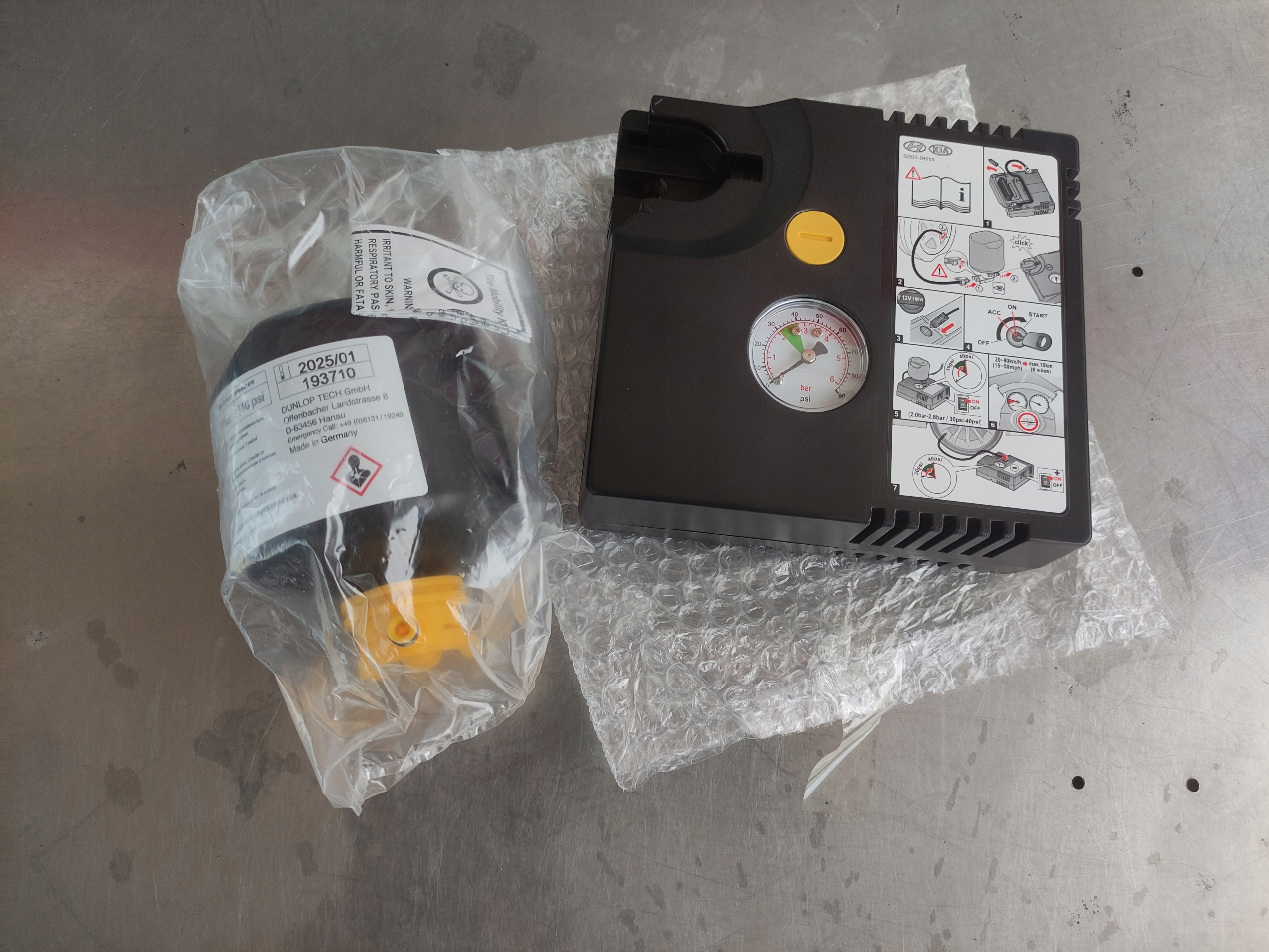 KIA HYUNDAI KOMPRESOR POMPKA ZESTAW NAPRAWCZY KOŁA