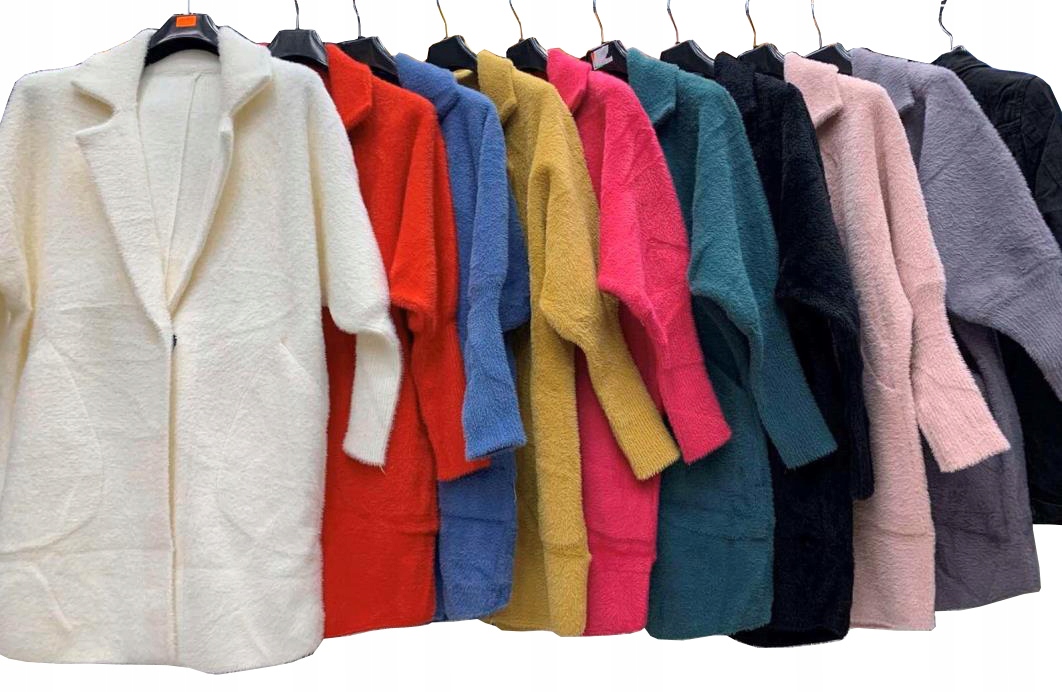 

Płaszcz Alpaka Długi Płaszczyk Wełna Kurtka M