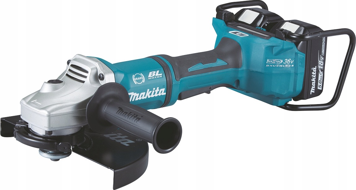 Akumulatorowa szlifierka kątowa 230 mm 2 x 18 V 2 x 5,0Ah Li-Ion Aws