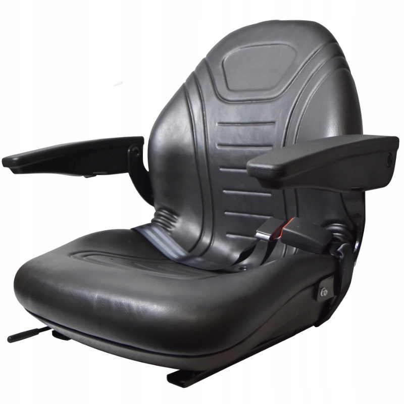 FOTEL SIEDZENIE UNIWERSALNE WÓZEK WIDŁOWY Z PODŁOKIETNIKAMI I PASEM BEZP.