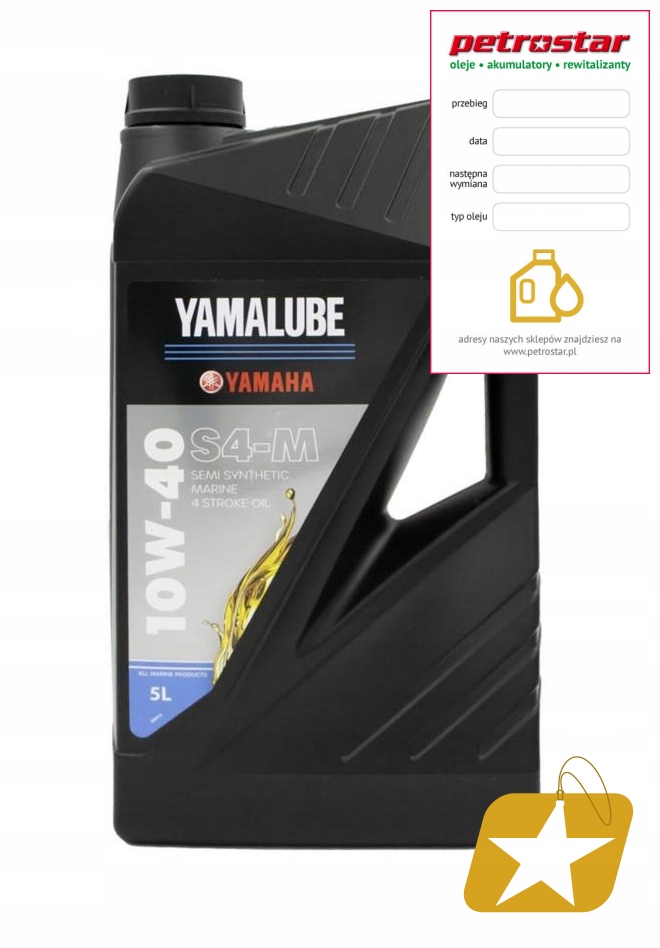 Yamalube Marine Polosyntetický S4-M 10W40 5L